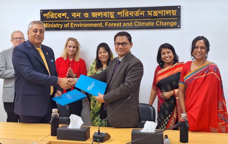 পরিবেশ সুশাসন জোরদারে একসাথে কাজ করবে বাংলাদেশ ও ইউএনওপিএস